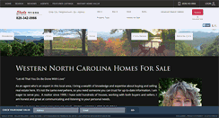 Desktop Screenshot of homesinfranklinnc.com