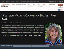 Tablet Screenshot of homesinfranklinnc.com